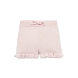 ASTER & OAK pink knit shorts Buy $57 / Rent $2.06*